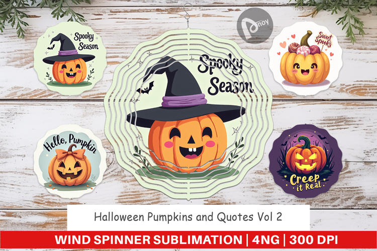 Wind Spinner Pumpkin Quotes