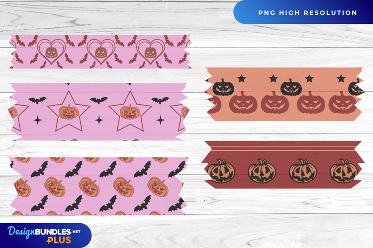 Halloween Pumpkins Patterned Tape example image 1