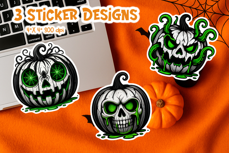 Halloween Clipart Black and White Image 23