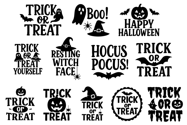 Halloween Quotes SVG Bundle