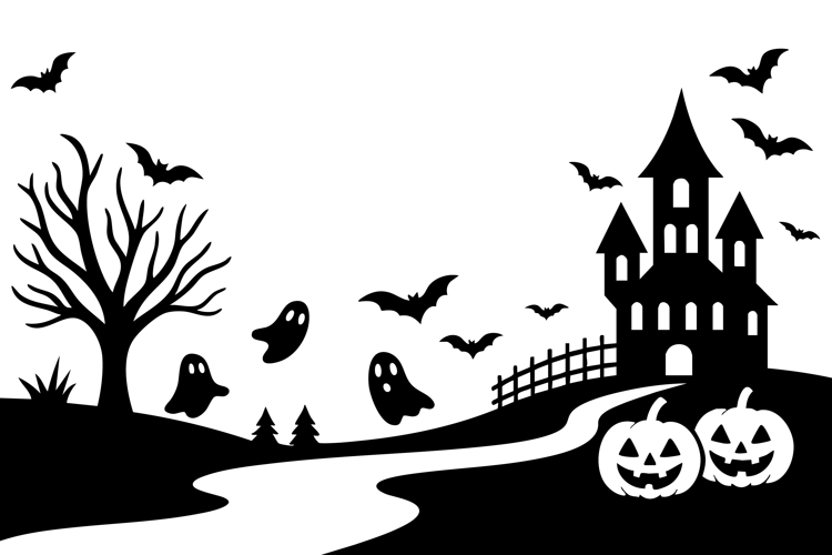 Haunted House Clipart Image 2