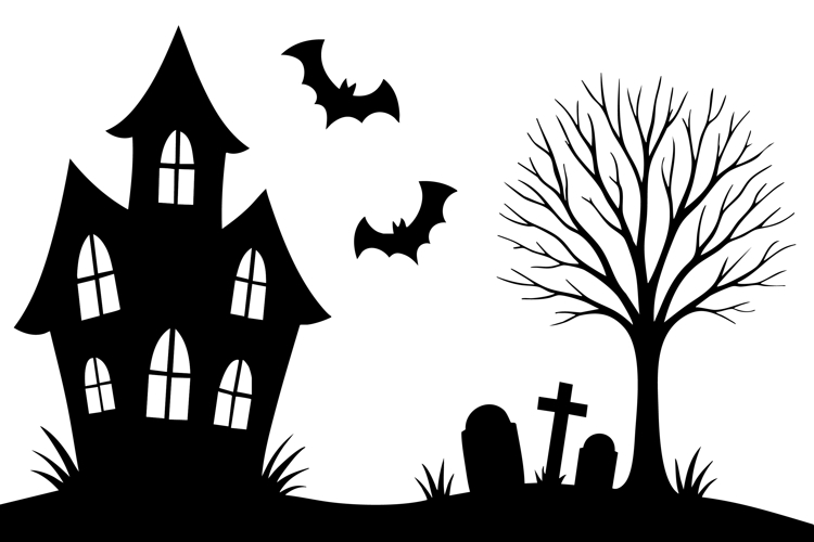 Silhouette Halloween Clipart Image 2