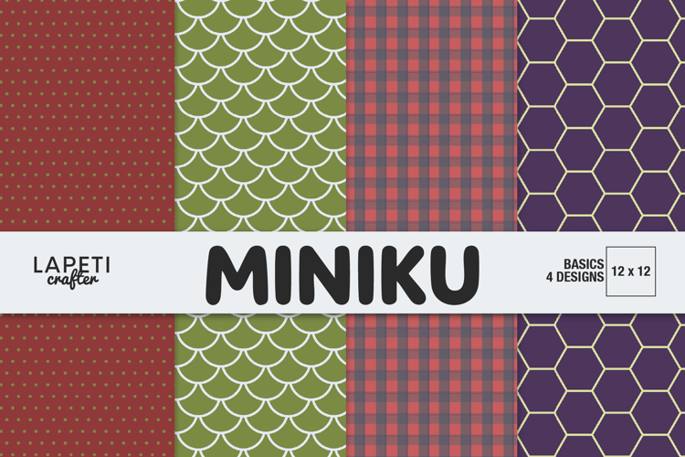 Halloween Scrapbook Paper, Fall Plaid Digital Backgrounds