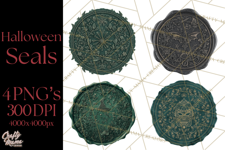 Halloween Wax Seal Clipart PNG Mini World Clip Art