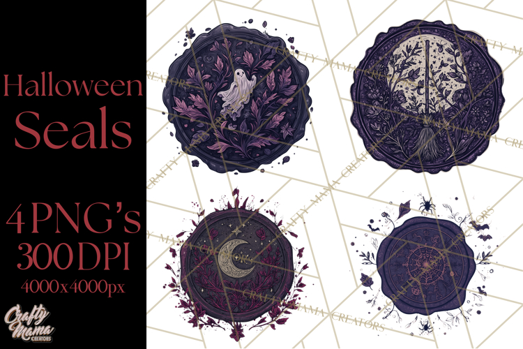 Halloween Wax Seal Clipart PNG Mini World Clip Art