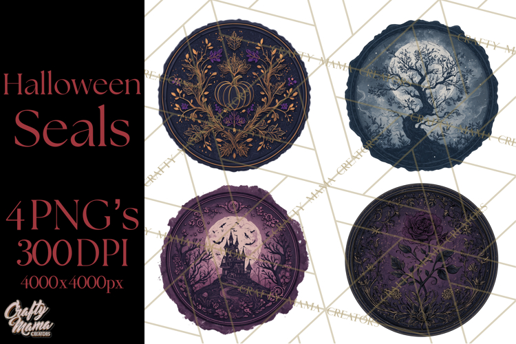 Halloween Wax Seal Clipart PNG Mini World Clip Art