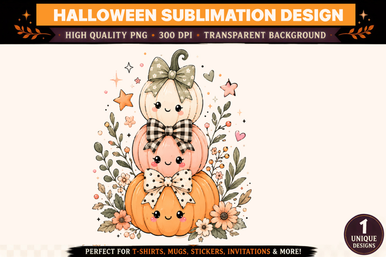 Halloween Cute Pumpkin Clipart PNG