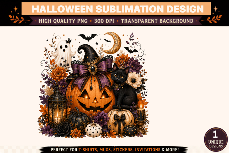 Halloween Clipart PNG Spooky Witch Ghost Design