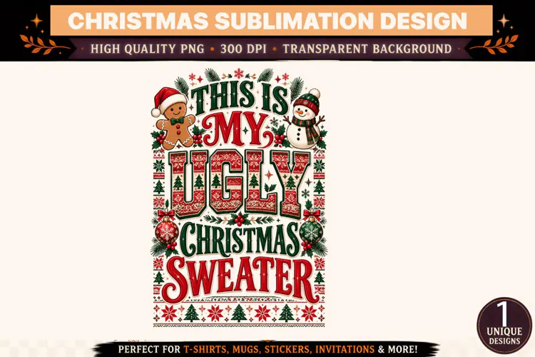 Type tag here and press enter this is my ugly christmas swe