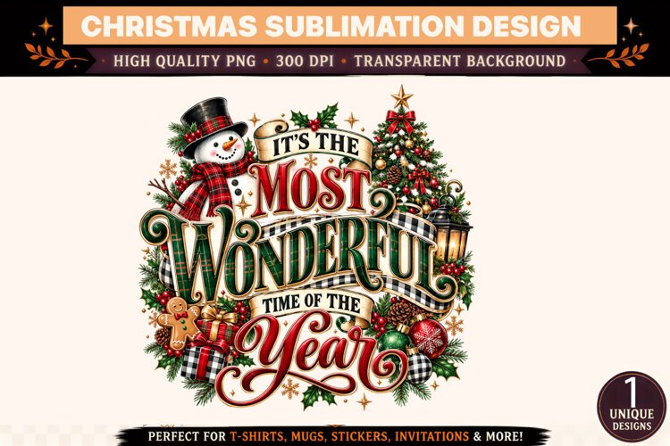 Most Wonderful Time of the Year PNG example image 1