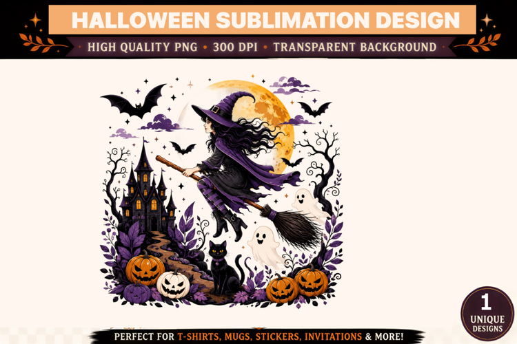 Halloween witch Sublimation,Halloween clipart png