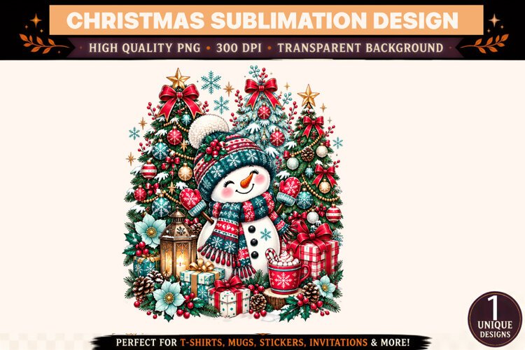 Christmas sublimation design example image 1
