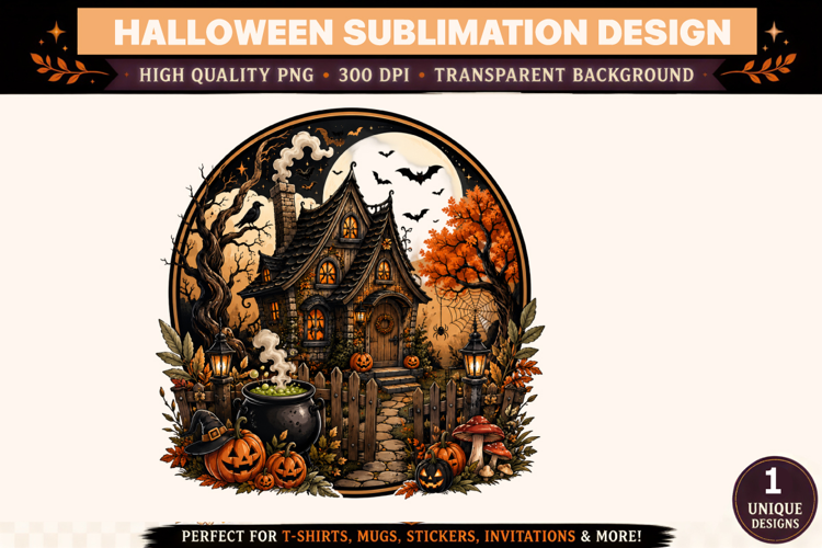 Halloween Haunted House Sublimation,Halloween png