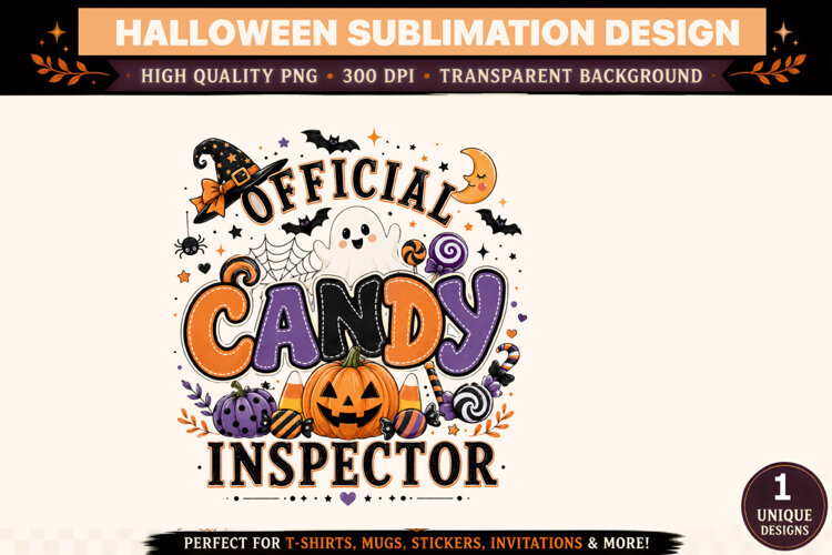 Halloween Clipart PNG Spooky Witch Ghost Design example image 1