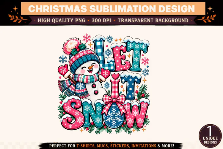 Let It Snow PNG