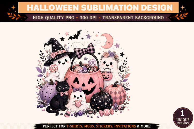Halloween Clipart PNG Spooky Witch Ghost Design
