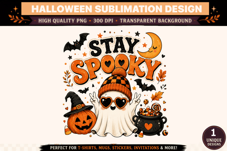 Halloween Clipart PNG Spooky Witch Ghost Design