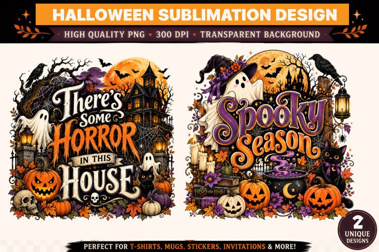 halloween sublimation, halloween png, halloween shirt png example image 1