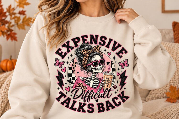 Skeleton Halloween Expensive Diifficult Talks Back PNG