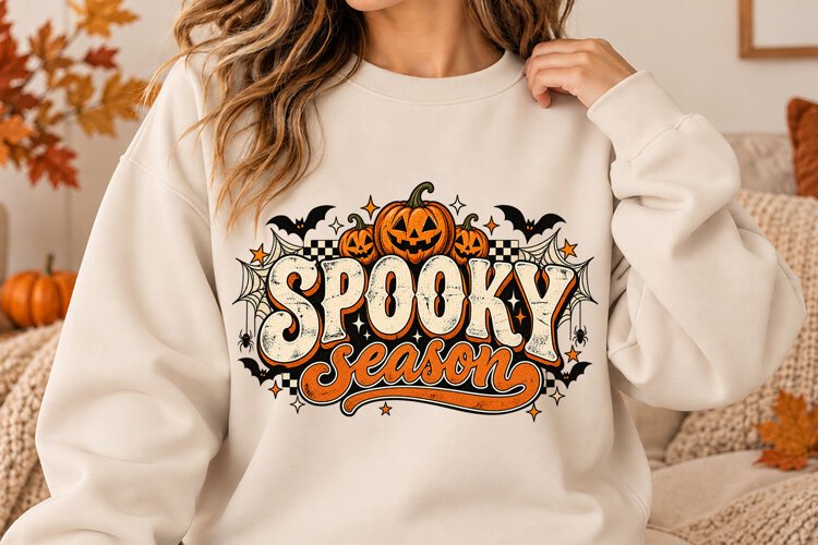 Spooky Season Halloween Design PNG