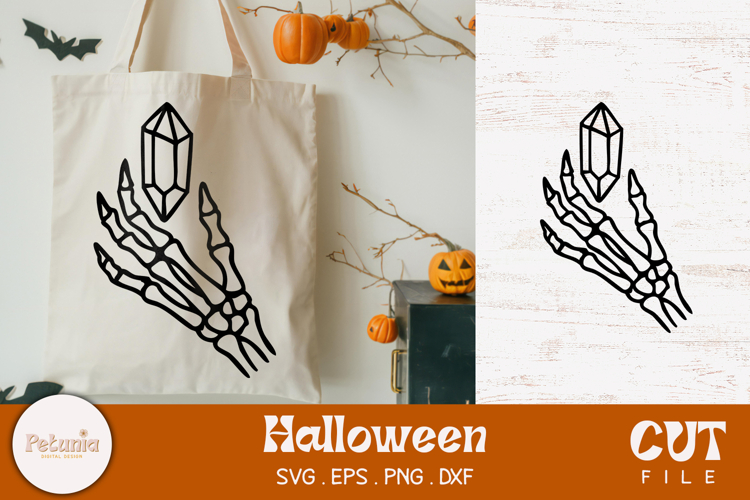 Skeleton Hand Witchy SVG | Halloween SVG