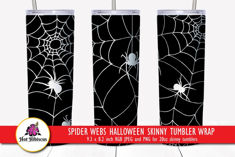 Spider Web Tumbler | Halloween Tumbler Sublimation