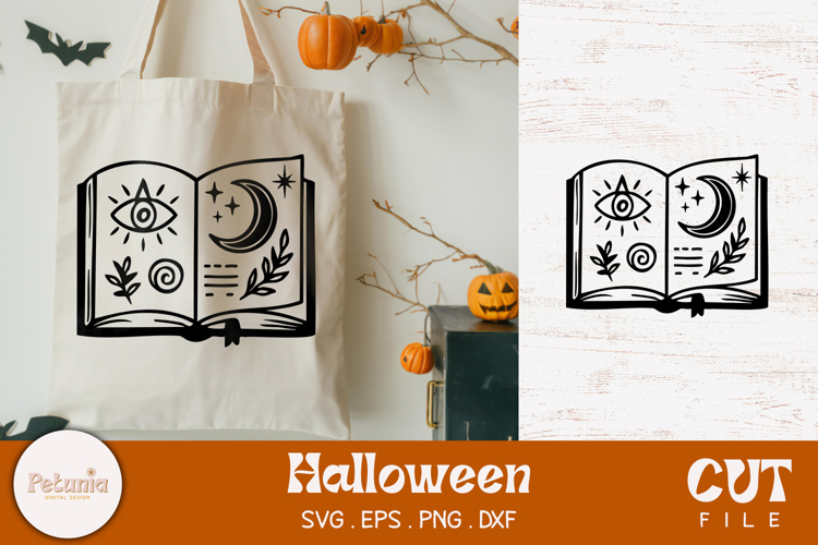 Witch spell Book SVG | Halloween SVG