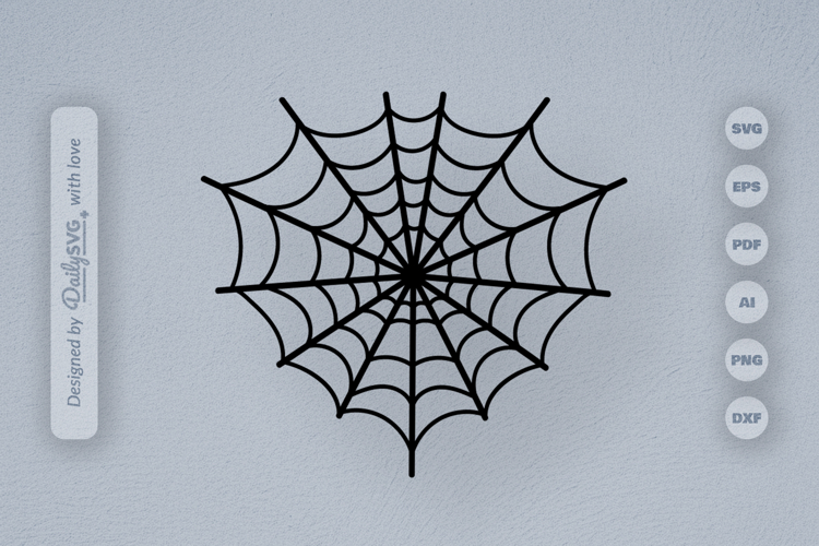 Halloween Spider Web SVG