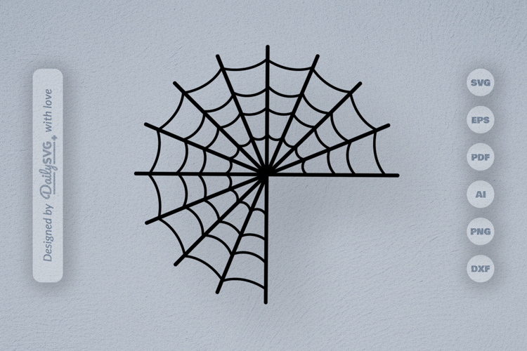 Halloween Spider Web SVG