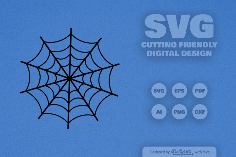 Halloween Spider Web SVG