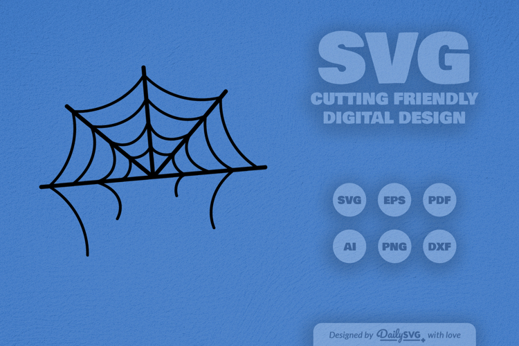 Halloween Spider Web SVG