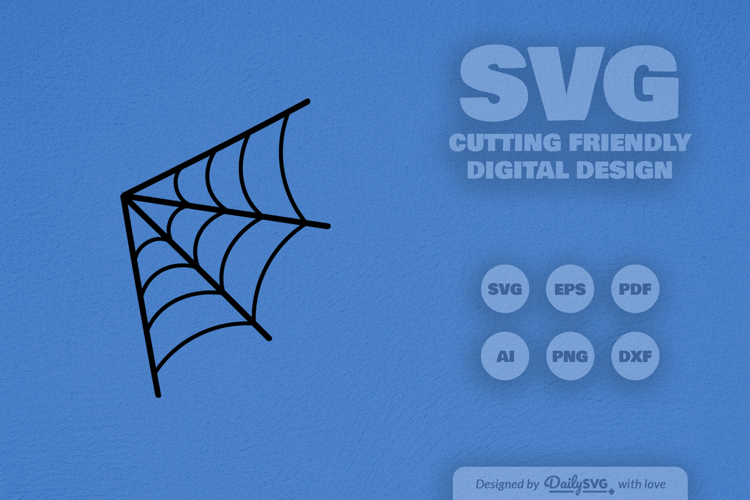 Halloween Spider Web SVG