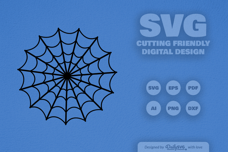 Halloween Spider Web SVG