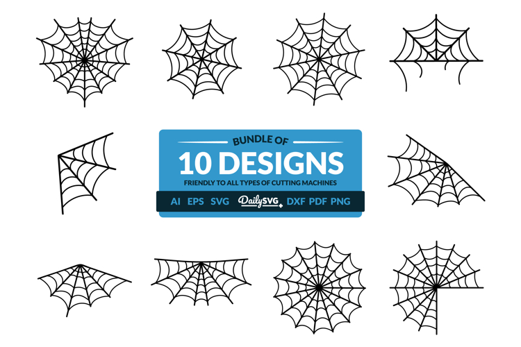 Halloween Spider Web SVG