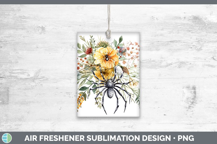 GorgeousHalloween Spiderweb Flowers Air Freshener design.