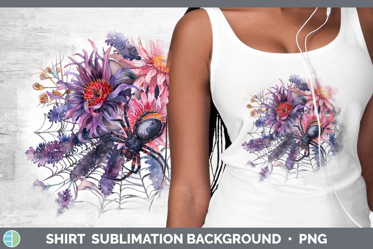 GorgeousHalloween Spiderweb Flowers Shirt design.