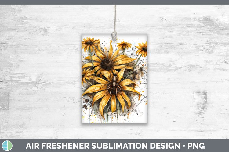 GorgeousHalloween Spiderweb Flowers Air Freshener design.