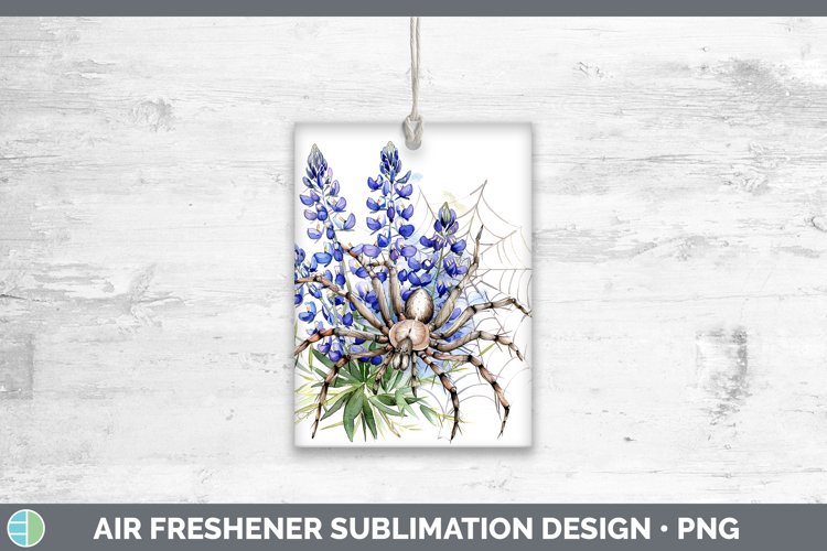 GorgeousHalloween Spiderweb Flowers Air Freshener design.