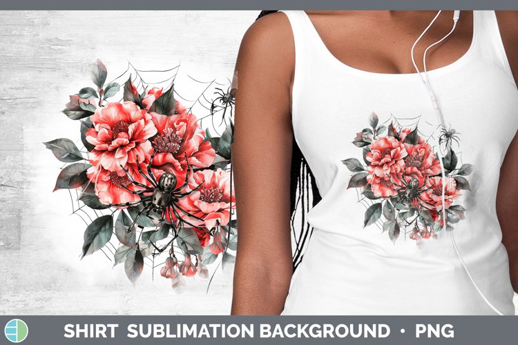 GorgeousHalloween Spiderweb Flowers Shirt design.