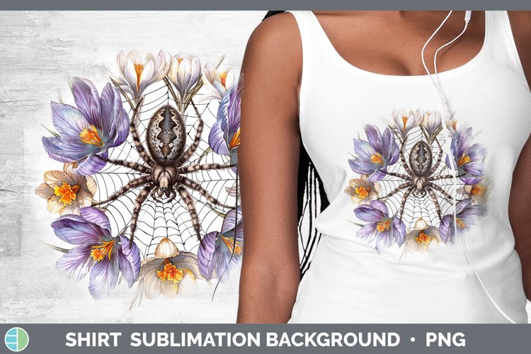 GorgeousHalloween Spiderweb Flowers Shirt design.