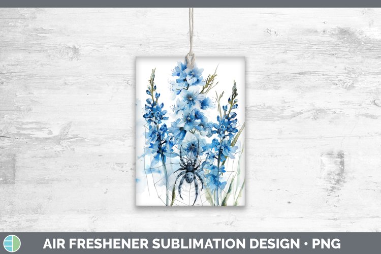 GorgeousHalloween Spiderweb Flowers Air Freshener design.