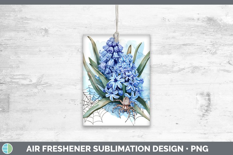 GorgeousHalloween Spiderweb Flowers Air Freshener design.