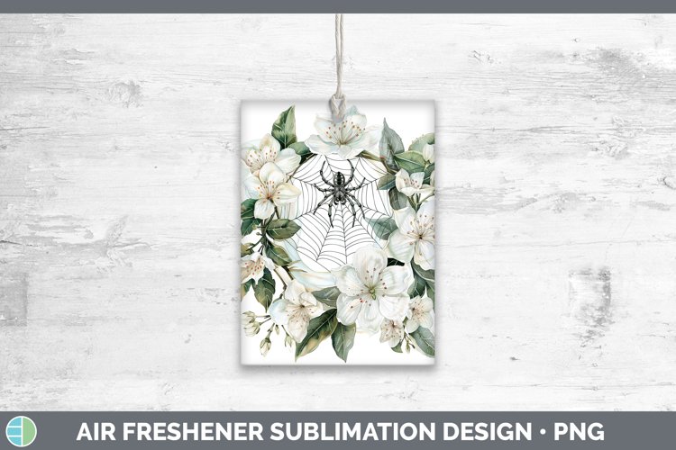 GorgeousHalloween Spiderweb Flowers Air Freshener design.