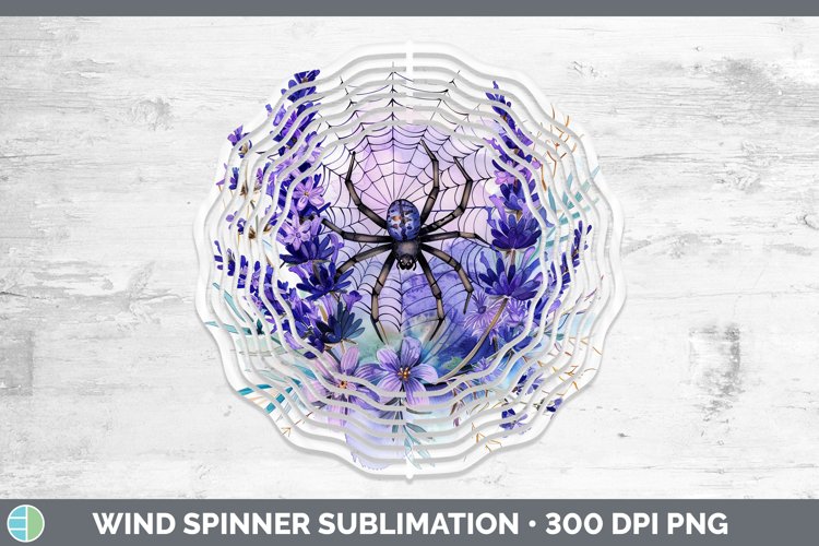 GorgeousHalloween Spiderweb Flowers Wind Spinner design.