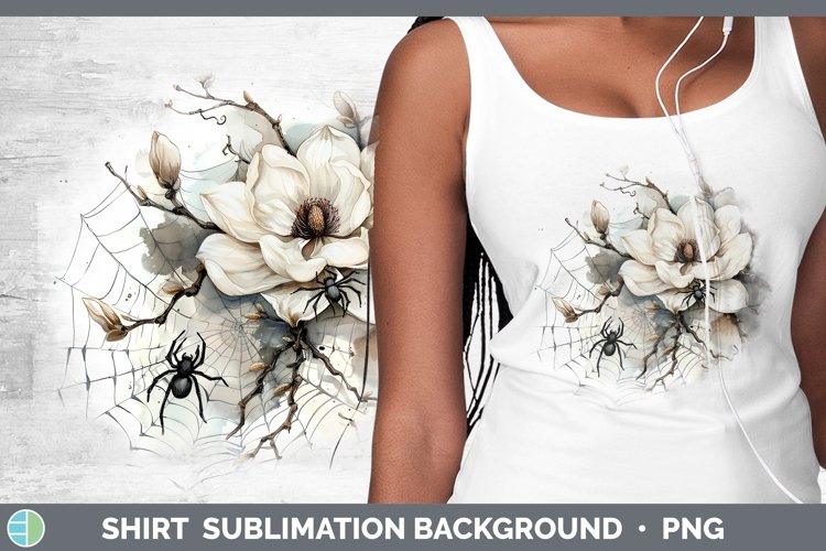 GorgeousHalloween Spiderweb Flowers Shirt design.