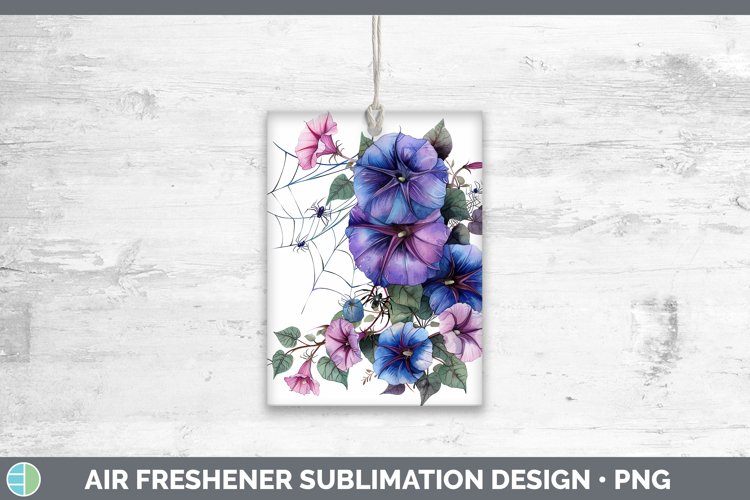 GorgeousHalloween Spiderweb Flowers Air Freshener design.