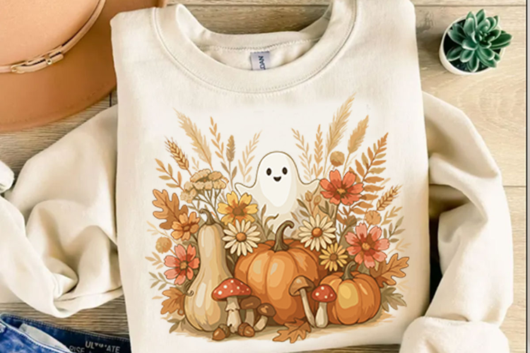 Halloween Spooky Ghost Autumn sublimation PNG Designs
