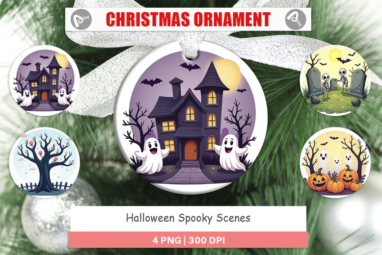 Ornament Spooky Scenes example image 1