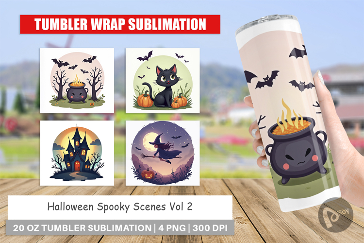 Halloween Tumbler Wrap Image 15