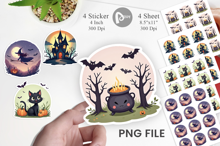 Spooky Scenes Sticker